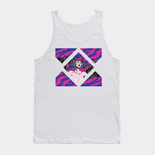 Demoness Colorful Design-Fantasy Art Tank Top